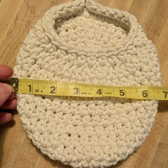 Crochet Hanging Basket Set of 3 - Picture 15 of 15